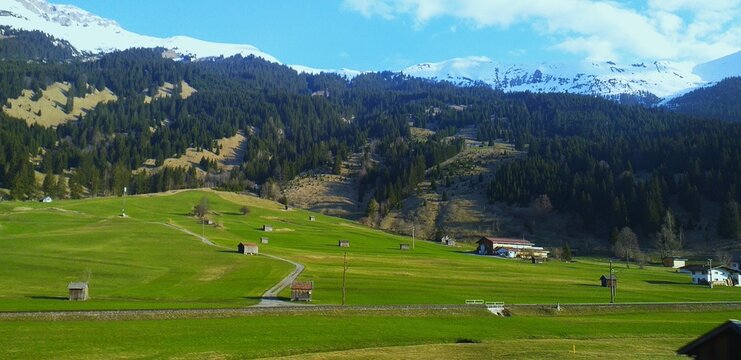 mountain landscape in the alps