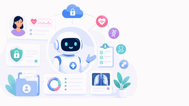 AI Healthcare Assistant Managing Secure Patient Records