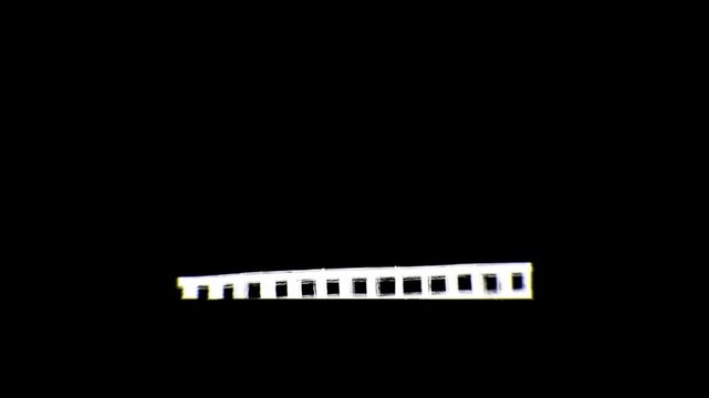 Pack of hand-drawn stop motion rectangular frames and borders with aggressive digital glitch distortion. High-contrast dynamic graphic elements for framing, overlays and masking.