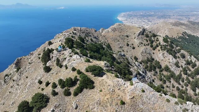 Dikeos Mount- Kos- Greek island