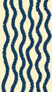 Handdrawn motion stripe wave yale blue