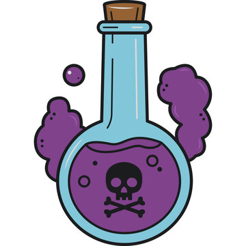 Purple Poison Bottle