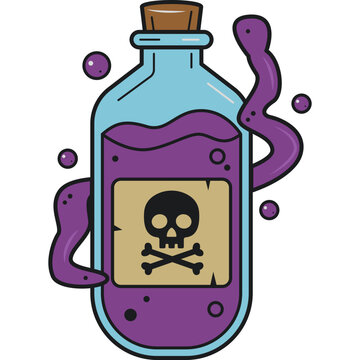 Purple Poison Bottle