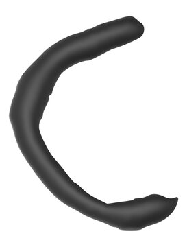 C 3d lettering freeform abstract typography , 3d render