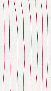 Handdrawn moving vertical stripe pink