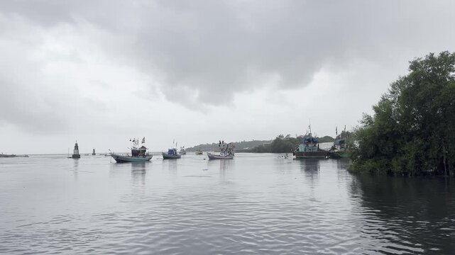 Madh Versova Jetty boat on the Madh Versova Link Sea 