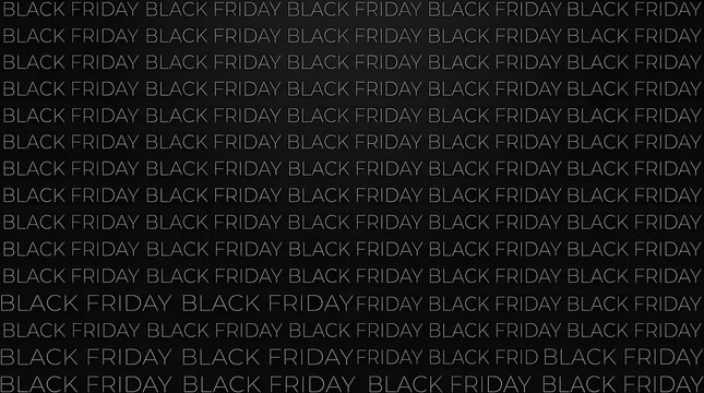 Elegant black friday sale banner featuring black friday shopping text pattern for luxury shopping discount sale e commerce and special offer promotion
