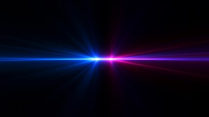 Fototapeta premium Contrasting blue magenta glow modern design for futuristic technology and digital design projects