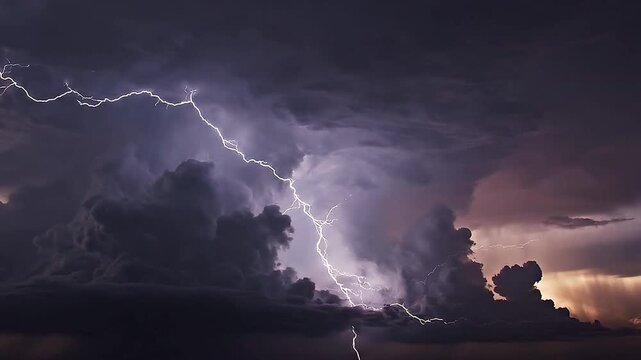 Cielo nublado y dram&aacute;tico lleno de densas nubes oscuras de tormenta. Perfecto para fondos atmosf&eacute;ricos, clima y proyectos de naturaleza.	
