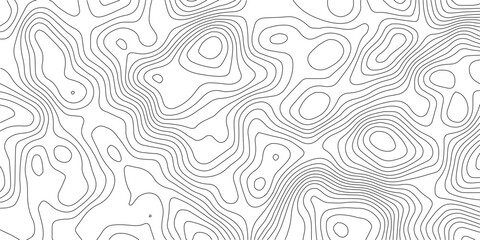 topographic contours map background .Vector geographic contour map. Abstract wave paper curved reliefs background . © Manjur