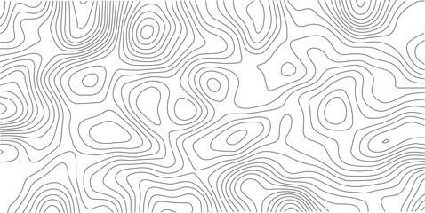 topographic contours map background .Vector geographic contour map. Abstract wave paper curved reliefs background . © Manjur