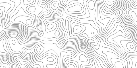topographic contours map background .Vector geographic contour map. Abstract wave paper curved reliefs background . © Manjur