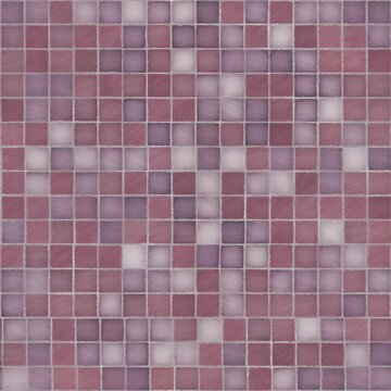 Small square mosaic tiles pattern with various shades of purple and pink color tones tile pattern ceramic tiles mosaic wall tile texture bathroom tile kitchen tile interior design wall coverin