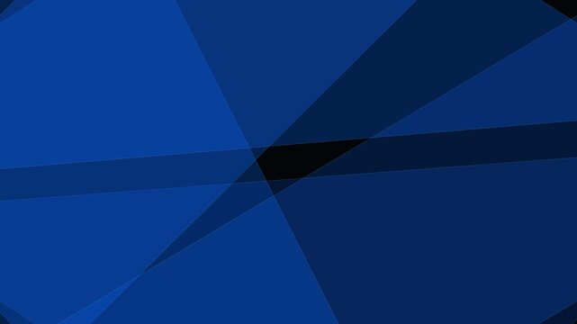 Abstract geometric background with intersecting planes and dark blue translucent shapes creating a dynamic visual composition