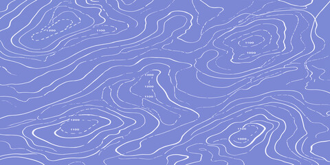 Abstract purple topographic map contour lines pattern background with topographic abstract background gradient elevation geography cartography technology visualization topography futuristic © MOHAMAD