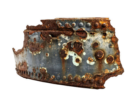 Rusty old metal surface with texture and corrosion details