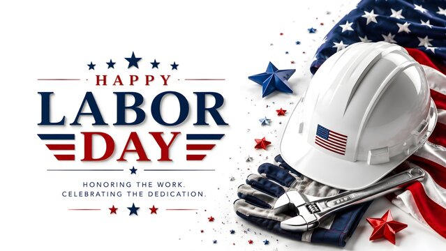 September 7 Happy Labor Day USA Patriotic Tribute to American Workers