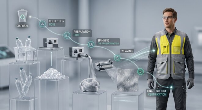 Recycled Plastic Bottles Transformed into Sustainable Protective Equipment