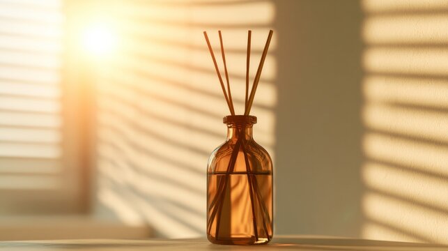 Air freshener sticks on surface indoors
