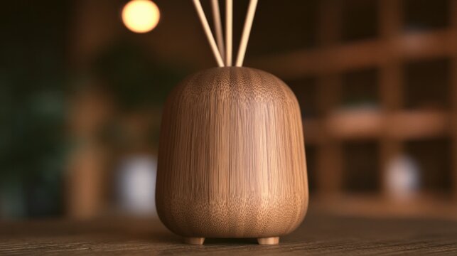 Air freshener sticks on surface indoors