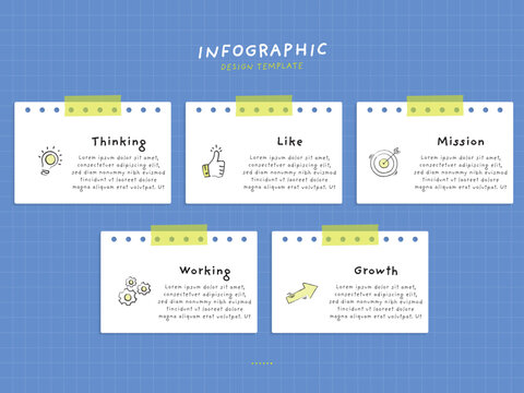 Timeline Creator infographic template. 5 Step timeline journey, calendar Flat simple infographics design template. presentation graph. Business concept with 5 options, gantt vector illustration.