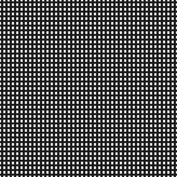 Abstract Black Digital Grid Texture. Seamless Square Matrix Pattern Background Inspired by LED Display Structure. Minimal Geometric Vector Illustration for Technology and Modern Design