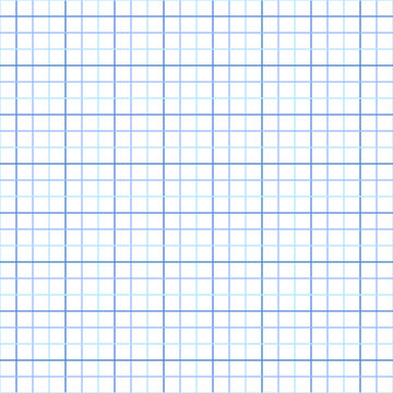 Blue engineering millimeter graph paper seamless pattern, vector technical coordinate grid background for architectural blueprint planning and math geometry design