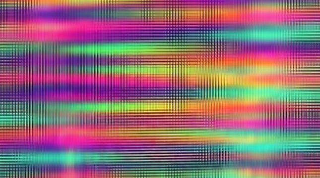 Colorful striped pattern with interwoven lines creates an abstract background