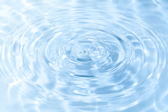 blue water drop