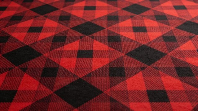 Red and black plaid flannel