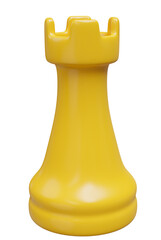 Yellow chess rook © FRANDY