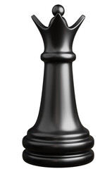 tall black chess queen © FRANDY