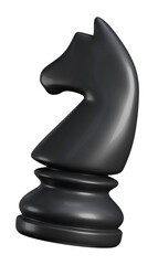 black chess knight © FRANDY