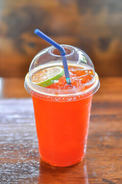 lemon tea or mango tea or peach tea
