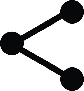 Share icon or network connection symbol vector illustration