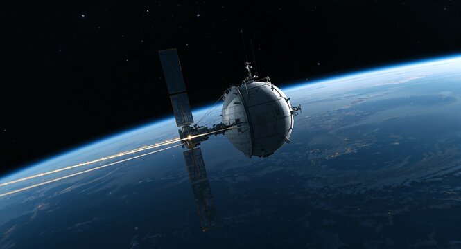 Illustrating sophisticated space tethers applications employing cuttingedge materials and precise engineering techniques to facilitate efficient orbital momentum transfer and renewable energy