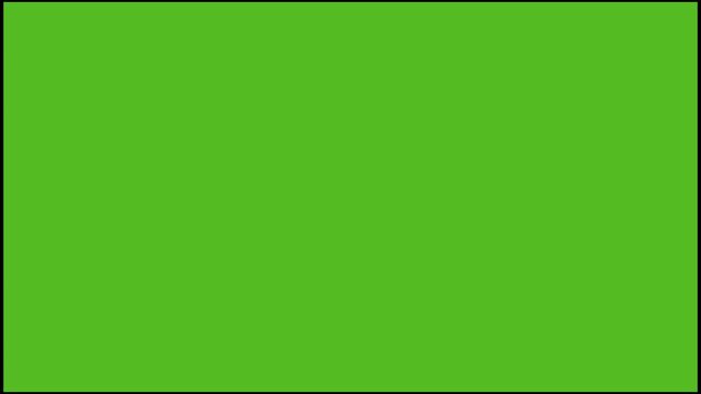 Green Ink Splatter Spreading Wipe Transition to Green Screen Motion Graphic Overlay