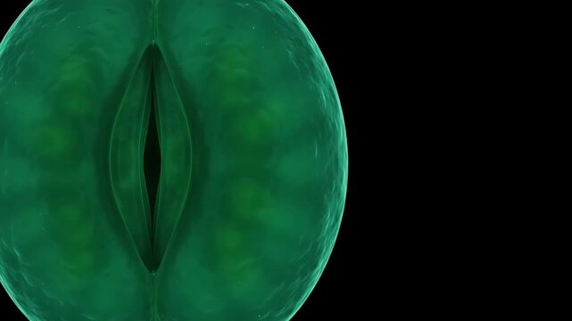 Closed Stomata Guard Cells Leaf Epidermis and Plant Transpiration