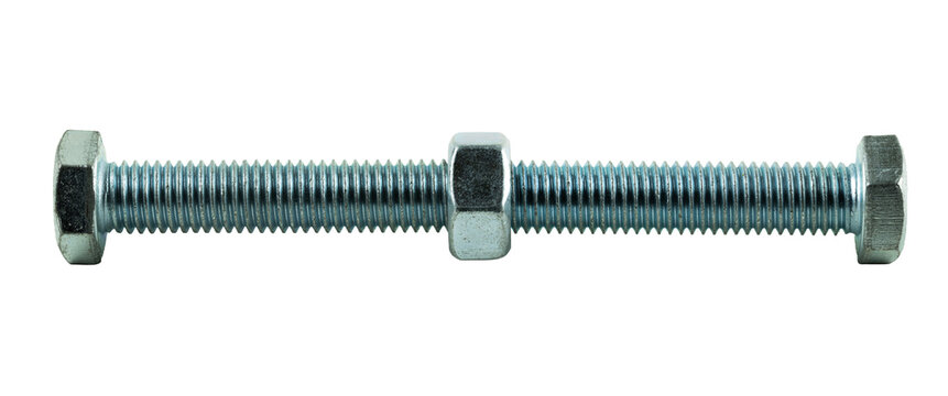Double headed bolt creating impossible object illusion