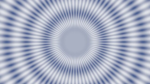 Indigo blue and white kaleidoscope mandala pattern breathing seamless loop background