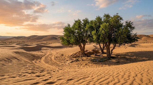Desert Oasis Trees