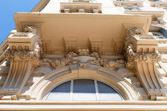 Architectural detail, Antibes, French Riviera.