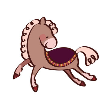Cute chibi circus animal set 