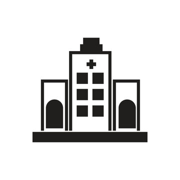 Hospital Medical Building Emergency Icon