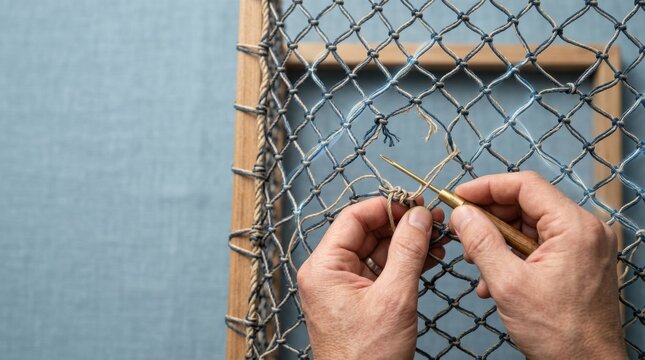 Person holding wire to visualize supply chain resilience and repairing weak connections before stress spreads