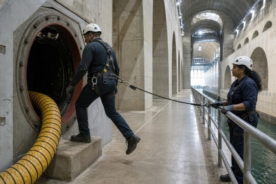 Confined Space Rescue Training Hydroelectric Service Gallery