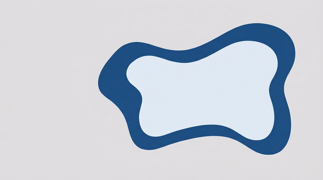 Abstract Organic Frame 2D Banner Shape