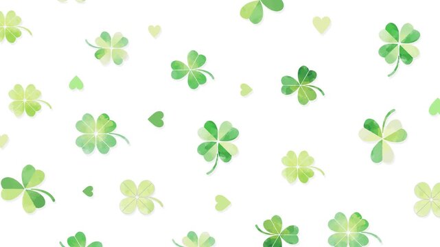 Clover Illustration Pattern Background