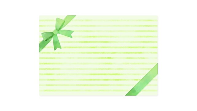 Watercolor Ribbon Invitation Card Background