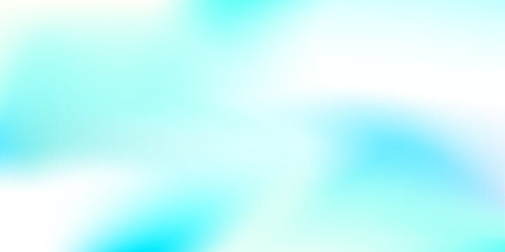 Blue white soft shine cloud abstract background, clean elegant modern design, blurred smooth gradient wavy transitions from deep turquoise to bright sky tones